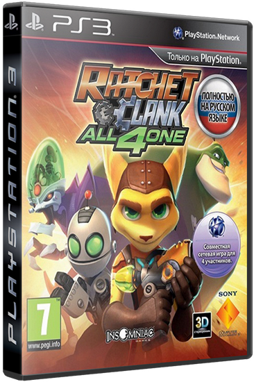 [PS3]Ratchet & Clank: All 4 One [RUS] [PAL] [Rip] [Cobra ODE / E3 ODE PRO ISO]