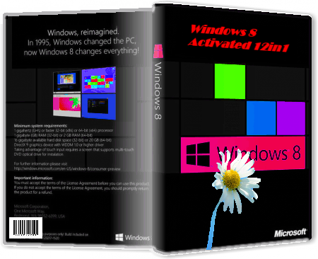 Windows 8  Activated [x86-x64] от  R.G. Best-windows [12in1] (2012) Русский