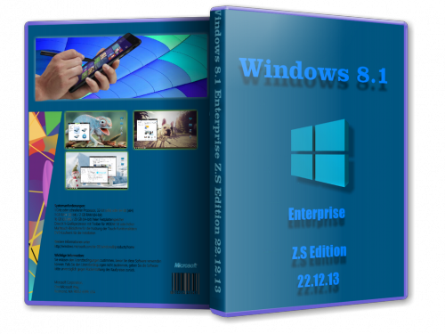 Windows 8.1 Enterprise Z.S Edition 22.12.13 (32bit+64bit) (2013) [Rus]