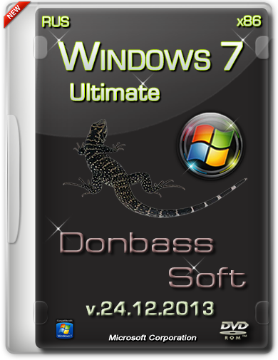 Windows 7 Ultimate SP1 DonbassSoft v.24.12.2013 (32bit) [2013, Rus]