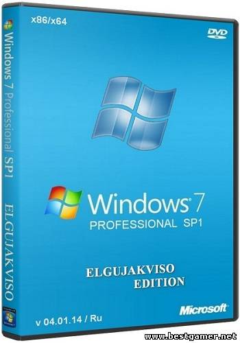 Windows 7 Professional SP1 x86/x64 Elgujakviso Edition (v04.01.14) [Ru]