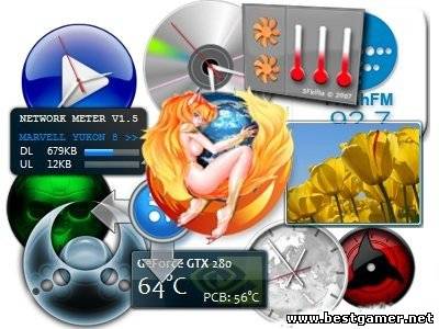 164 гаджета для Windows 7 (2009) PC