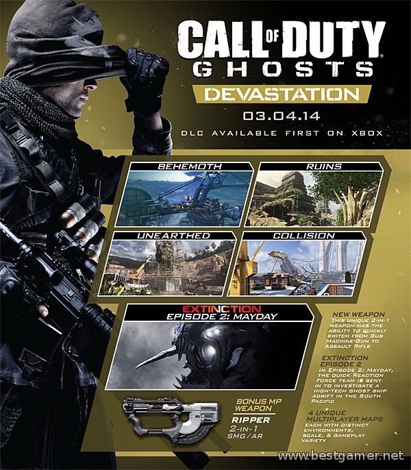 Call of Duty Ghosts : Devastation (2014) [RUS][ENG] [DLC] [4.53+]