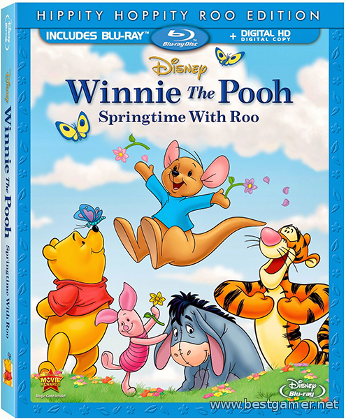 Винни Пух: Весенние денёчки с малышом Ру / Winnie the Pooh: Springtime with Roo (2004, Blu-ray] [1080p]