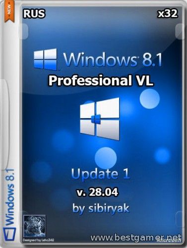 Windows 8.1 Professional VL Update 1 (х32)  v.28.04 (2014)[RUS]