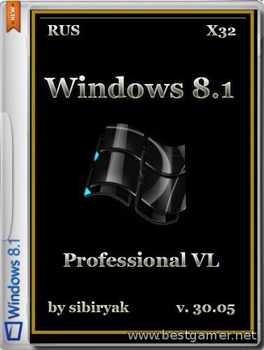 Windows 8.1 Professional VL by sibiryak v.30.05 (х32) (2014) [RUS]
