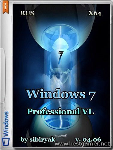 Windows 7 Professional VL v.04.06 by sibiryak (x64)(2014) [RUS]