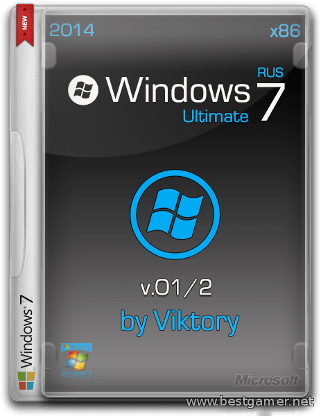 Windows 7 SP1 Ultimate by Viktory v.01/2 (x86) (2014) [Rus]