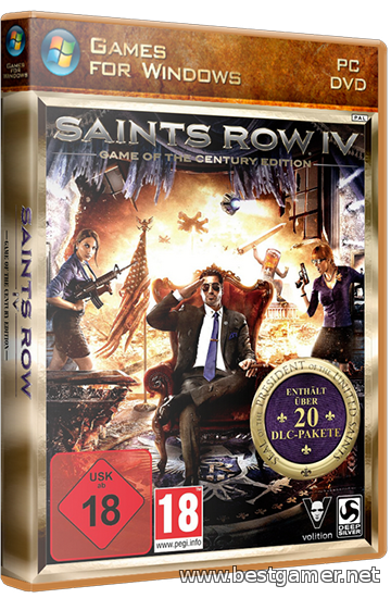 Saints Row IV: Game of the Century Edition (v.1.0.6.1 + All DLC) (Deep Silver) (RUS&#124;ENG) [RePack]