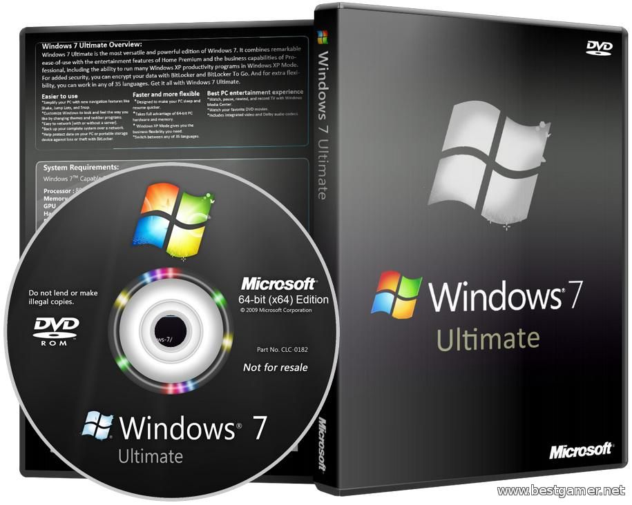 Windows 7 Ultimate SP1 x64 by LEX v.14.9.1