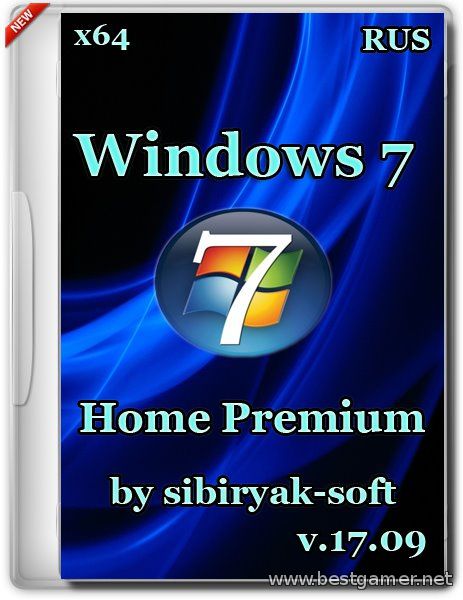 Windows 7 Home Premium v.17.09 (x64) (2014)[RUS]