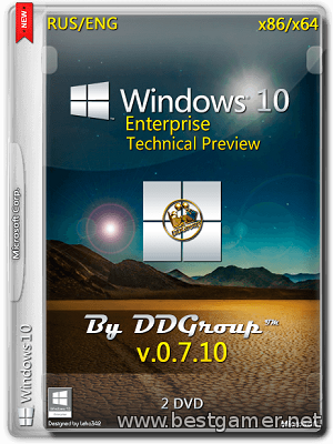 Windows 10 Enterprise Technical Preview v.07.10 by DDGroup (x86-x64) (2014) [Rus/Eng]