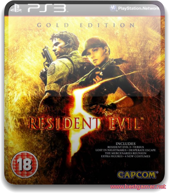 Resident Evil 5: Gold Edition / Biohazard 5: Gold Edition ( 3.15 / Образ для Cobra ODE / E3 ODE PRO )