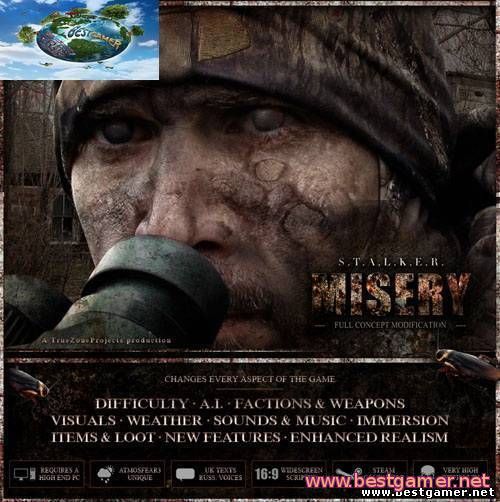 Зов Припяти - MISERY (2014) [Ru] (v2.1.1) Mod/RePack