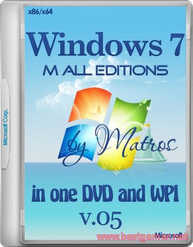 Windows7 M all edition in one plus WPI by Matros v.05