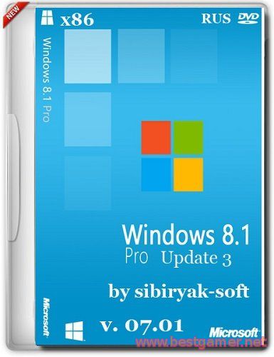 Windows 8.1 with Update 3 Professional VL by sibiryak-soft v.07.01 (х86)