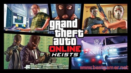 Небольшой трейлер к запуску GTA Online Heists + новые скриншоты