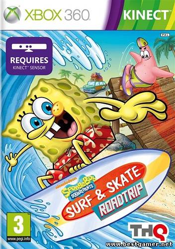 SpongeBob Surf & Skate Roadtrip (2011) [Kinect] [Region Free][ENG][L]