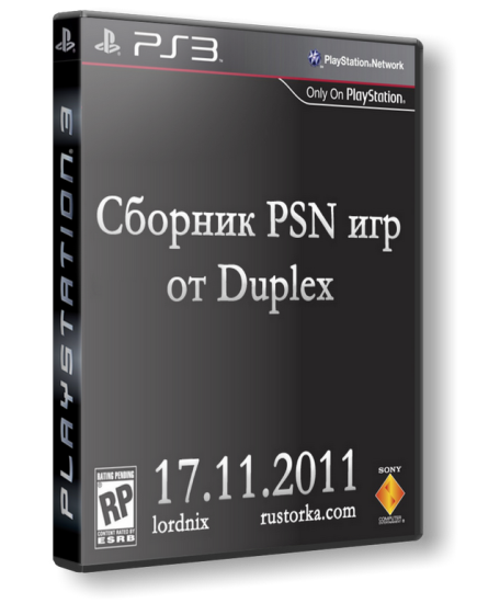 PSN Сборник PSN игр от Duplex USAENG 17.11.11