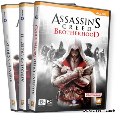 Антология Assassins&#39;s Creed + Bonus Art (Акелла) (RUS) [Repack 2xDVD5] от R.G. Catalyst (2008-2011) [RUS] [PC]