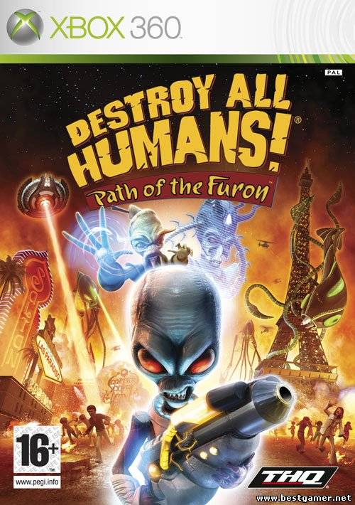 Destroy All Humans! Path of the Furon [PAL/RUS]