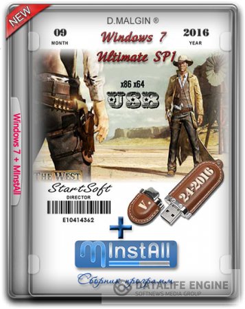 Windows 7 Ultimate SP1 x86 x64 Plus MInstAll StartSoft 24-2016