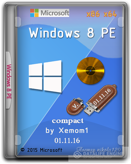 Windows 8 PE (x86x64) EFI compact by Xemom1 01.11.16