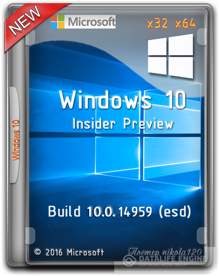 Microsoft Windows 10 Insider Preview Build 10.0.14959