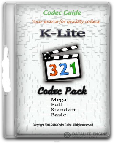 K-Lite Codec Pack 12.5.5 Mega/Full/Standard/Basic + Update