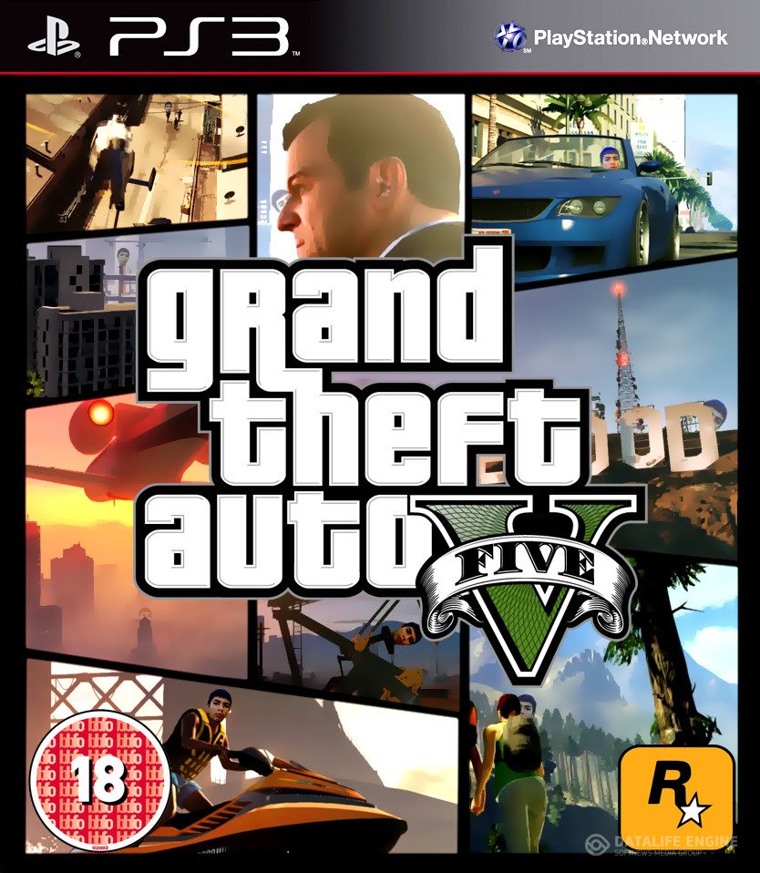 Grand Theft Auto V [Ru/En] [Repack / 1.10 / 4 DLC]  для PS3 с торрента
