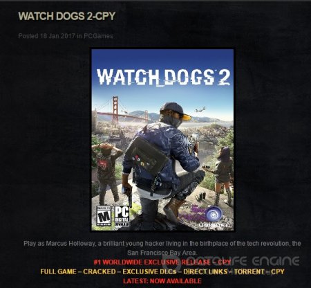 Watch_Dogs 2 Взломали CPY