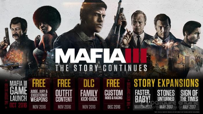 Даты выхода сюжетных дополнений для Mafia 3