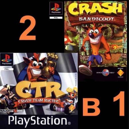 Скачать торрент 2 in 1 CTR - Crash Team Racing & Crash Bandicoot PS1