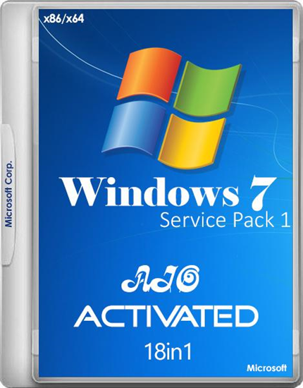 Windows 7 SP1 RUS-ENG x86-x64 -18in1- Activated v6 (AIO) by m0nkrus